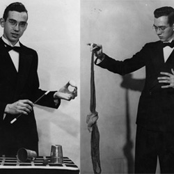 Young Walter Blaney Performs magic